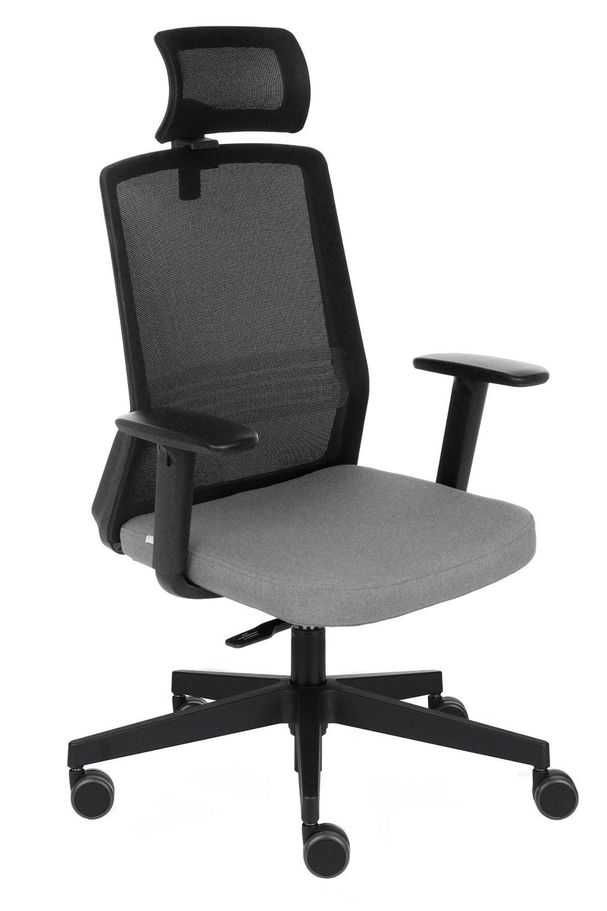 Kontoritool COCO HD Medley Black | WH | Chrome – Hall md05 / Must