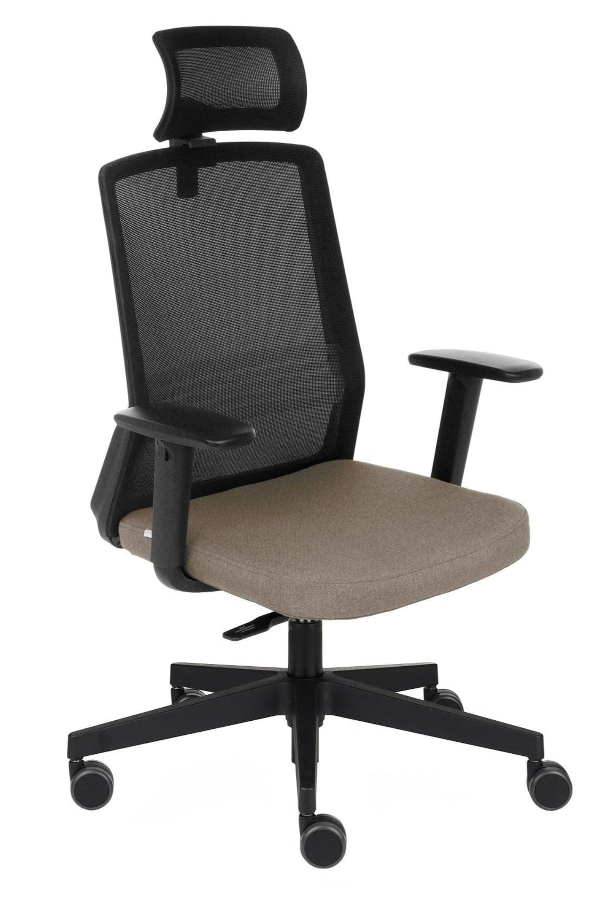 Kontoritool COCO HD Medley Black | WH | Chrome – Beež md06 / Must