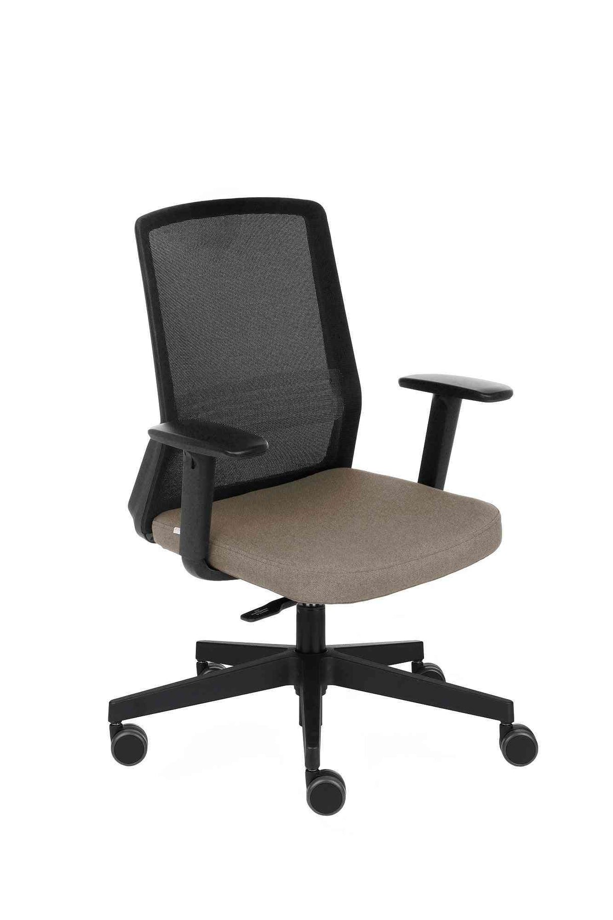 Kontoritool COCO Medley Black | WH | Chrome – beež md06 / must