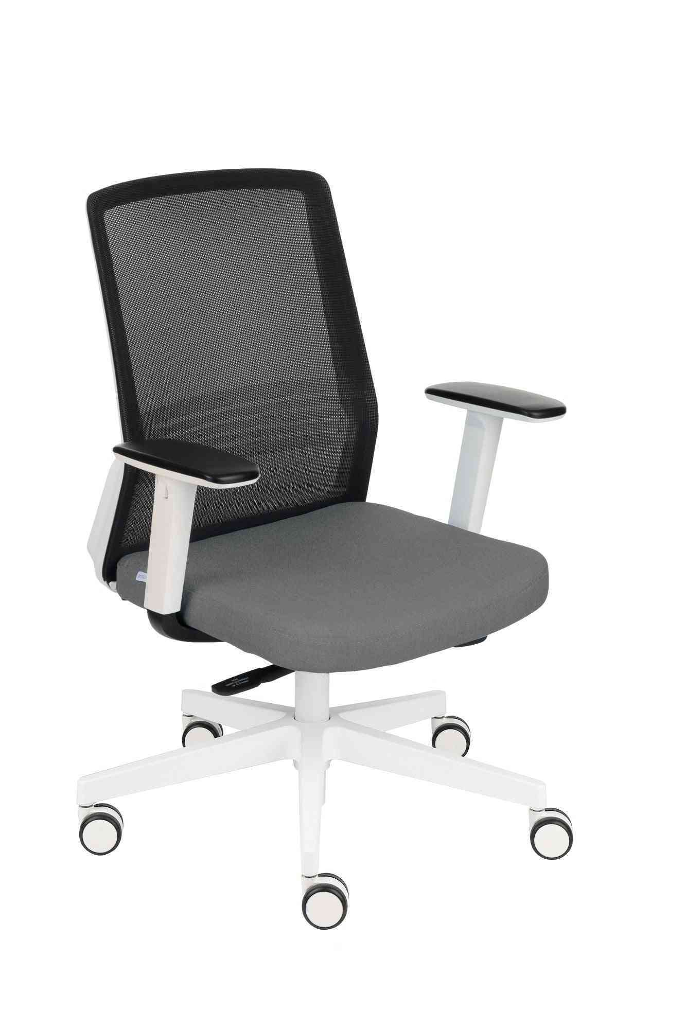 Kontoritool COCO Medley Black | WH | Chrome