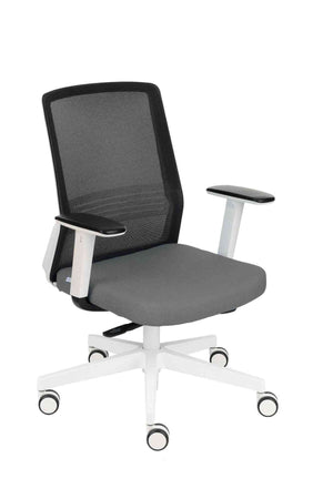 Kontoritool COCO Medley Black | WH | Chrome