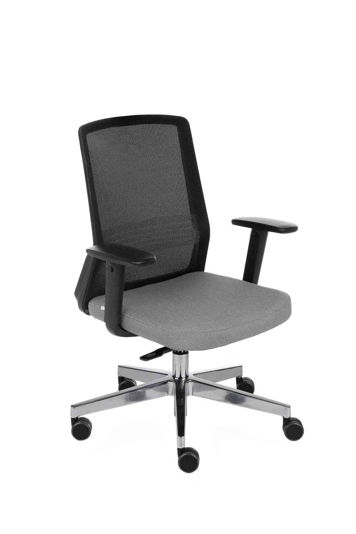 Kontoritool COCO Medley Black | WH | Chrome – hall md05 / must