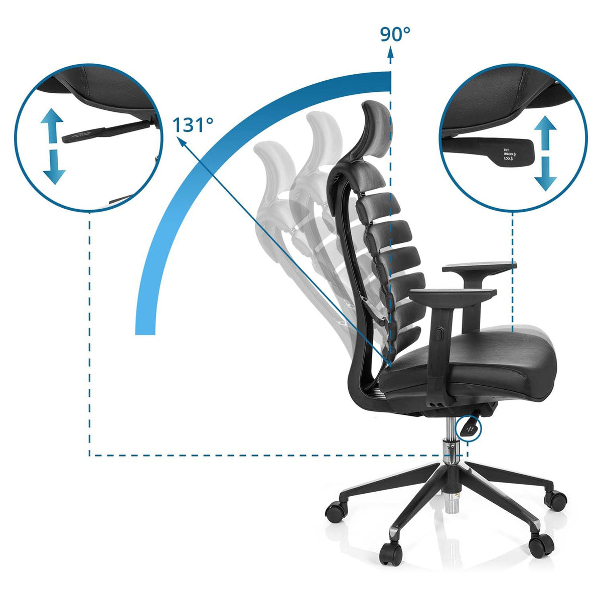 Bürootool ERGO LINE II PRO Leather