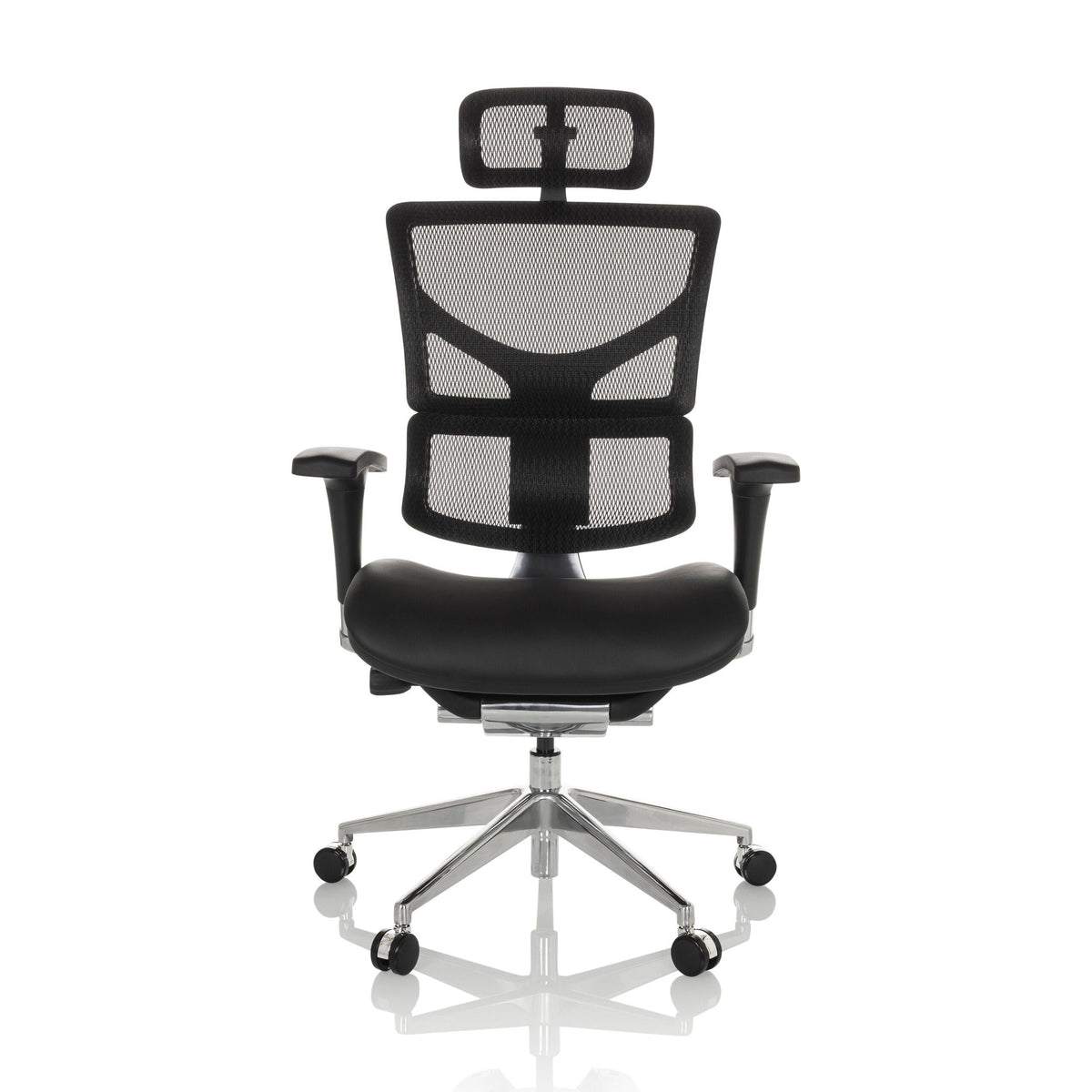Kontoritool ERGOFLEX LEATHER, must