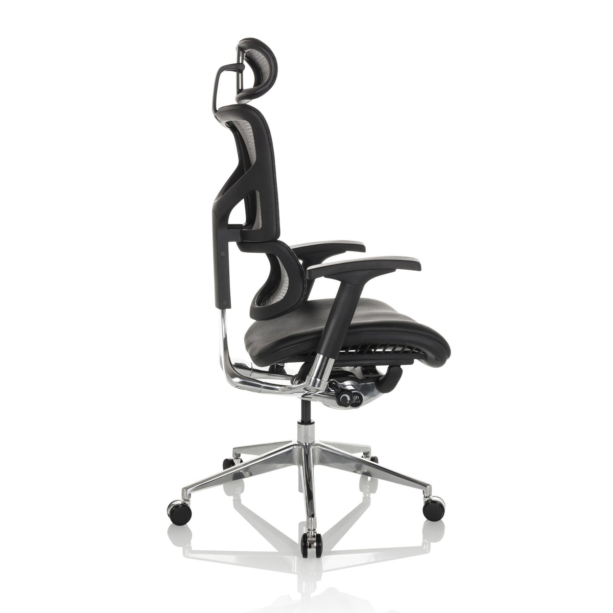 Kontoritool ERGOFLEX LEATHER, must