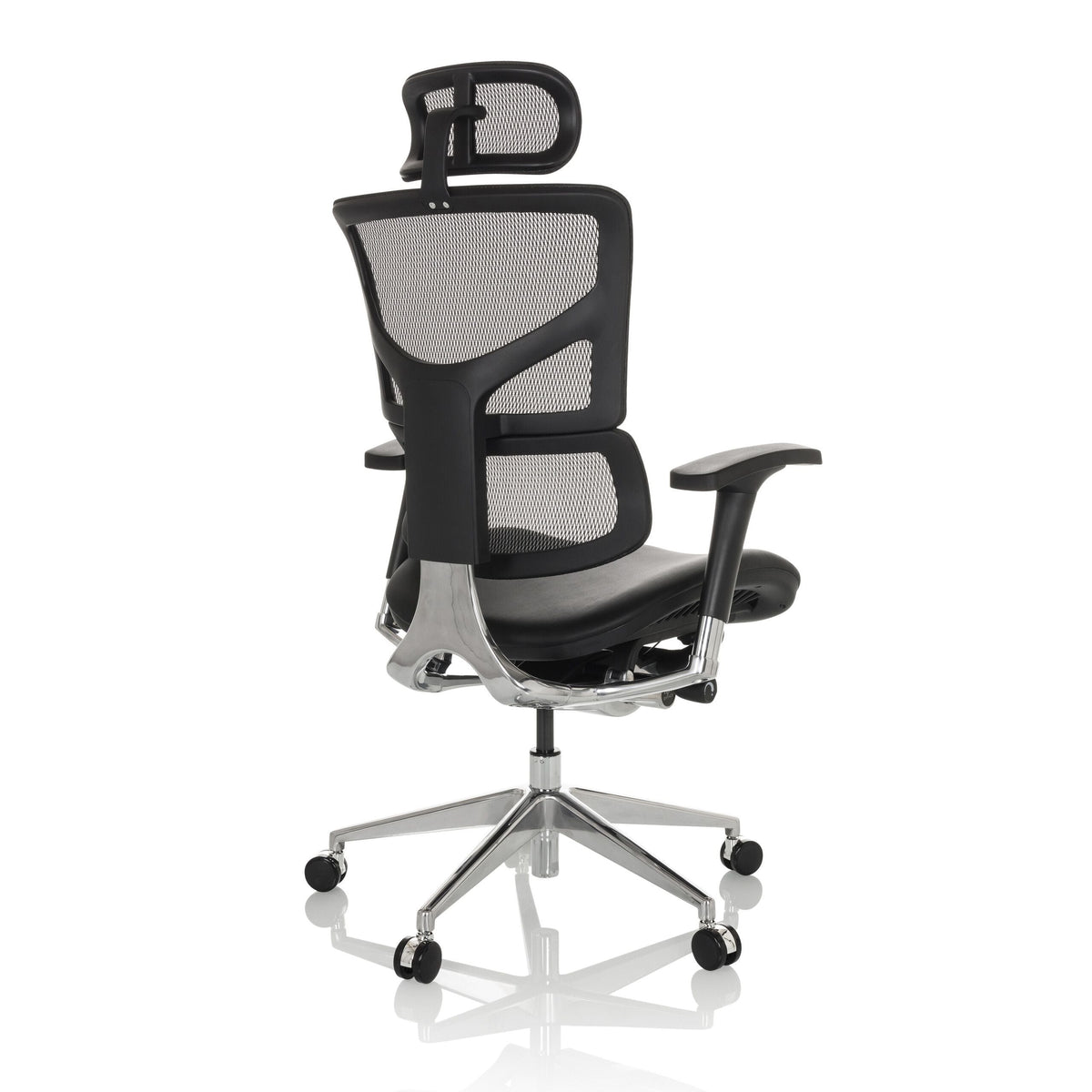 Kontoritool ERGOFLEX LEATHER, must