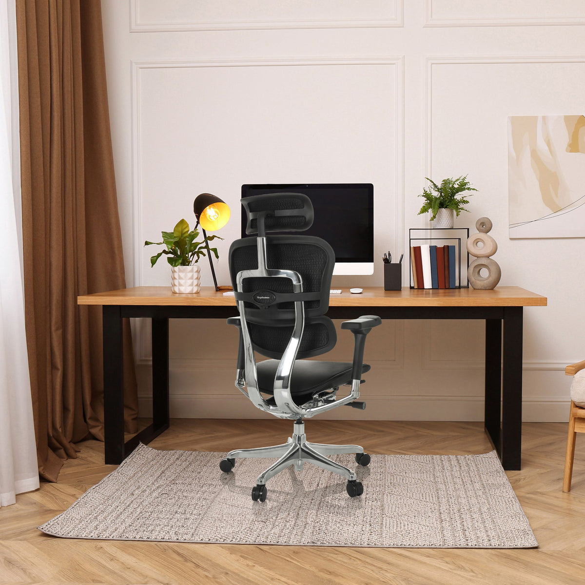 Kontoritool Ergohuman ELITE BLACK LEATHER