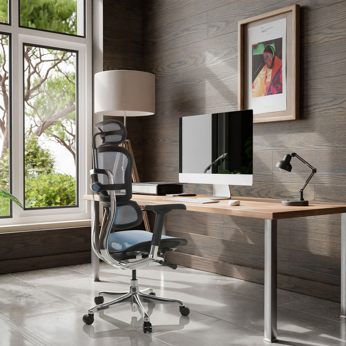 Kontoritool Ergohuman ELITE BS BLUE