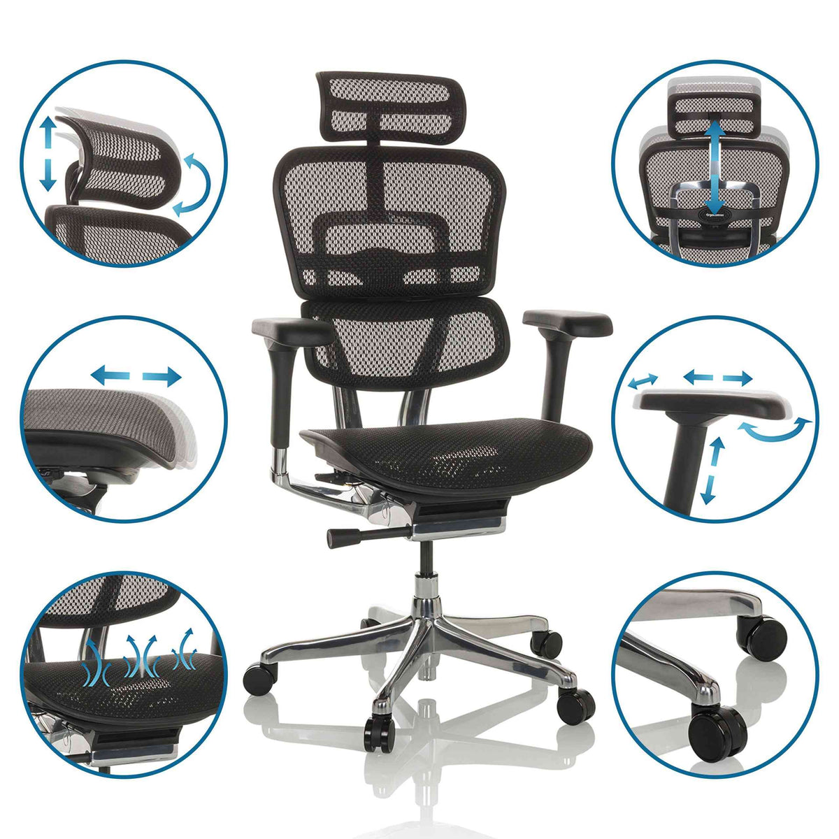 Kontoritool Ergohuman ELITE GS