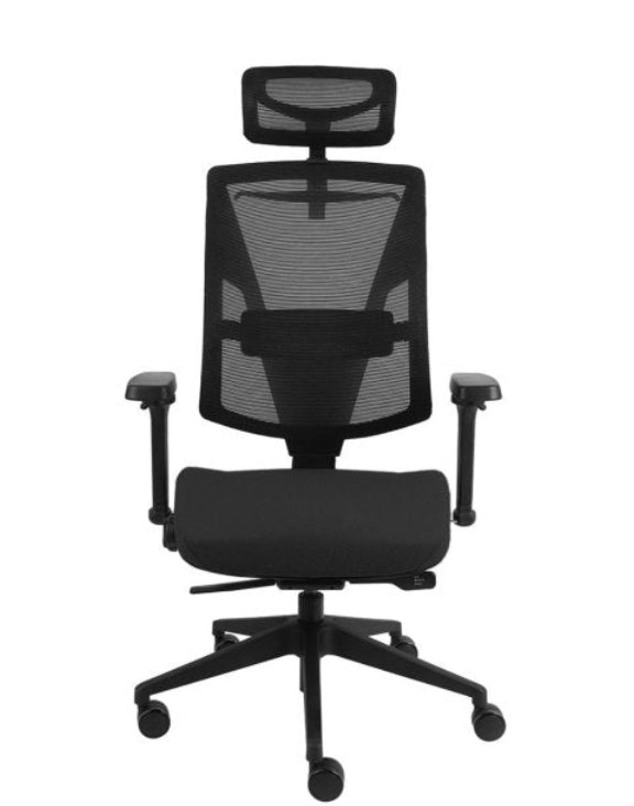 Kontoritool Futura 4S Plus Black Bondai – must (BN01)