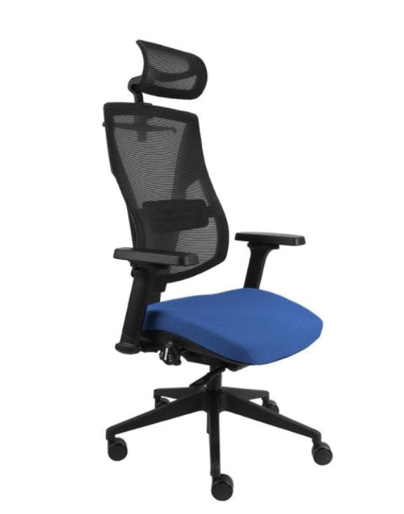 Kontoritool Futura 4S Plus Black Bondai – sinine (BN03)