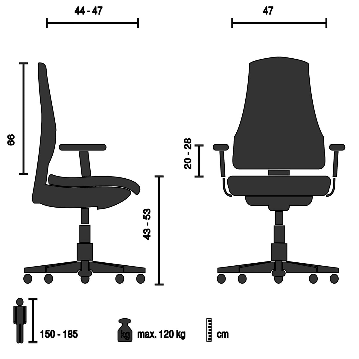 Kontoritool HENFIELD G