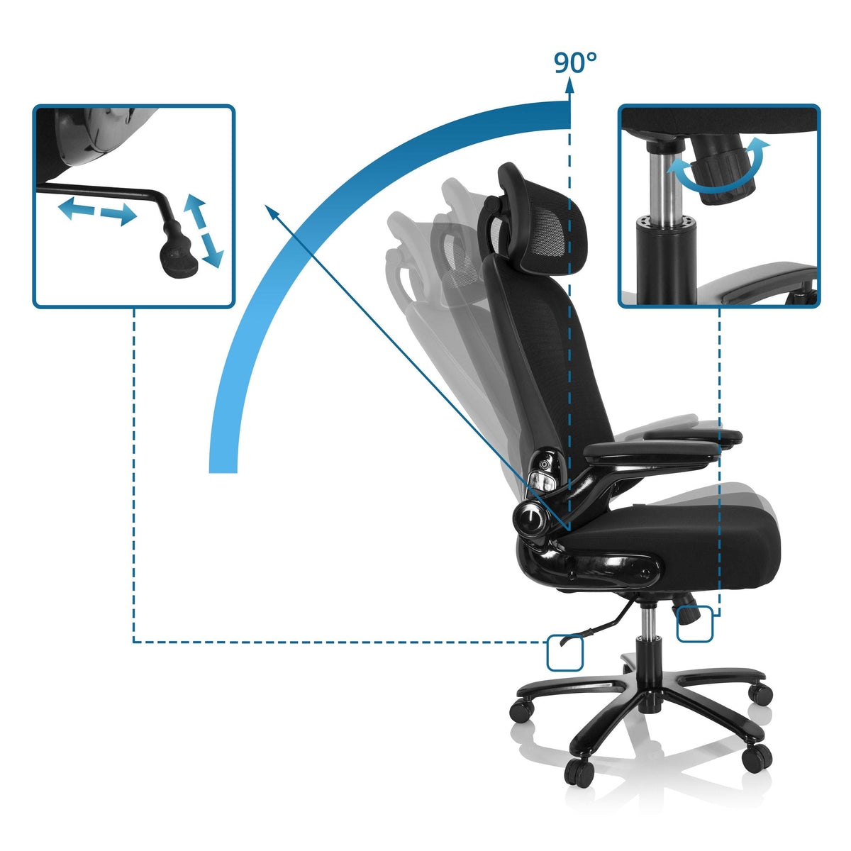 Kontoritool INSTRUCTOR SW I PRO- XXL, kuni 220 kg