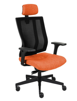 Kontoritool MaxPro BS HD Black Medley – oranž md11