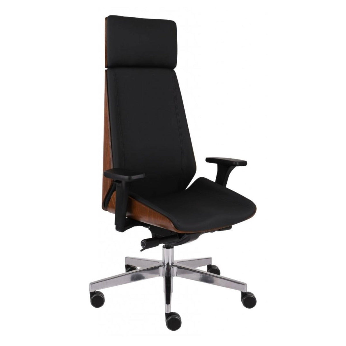 Kontoritool MoonWood HD Chrome Valencia