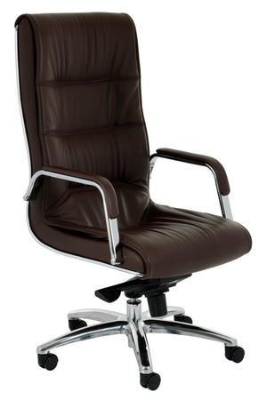 Kontoritool Nexus Chrome Leather – pruun