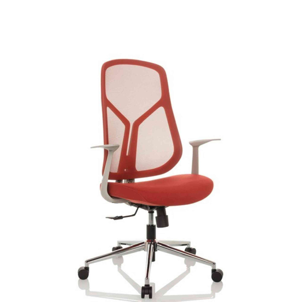 Kontoritool QUANTUS CHROME, punane