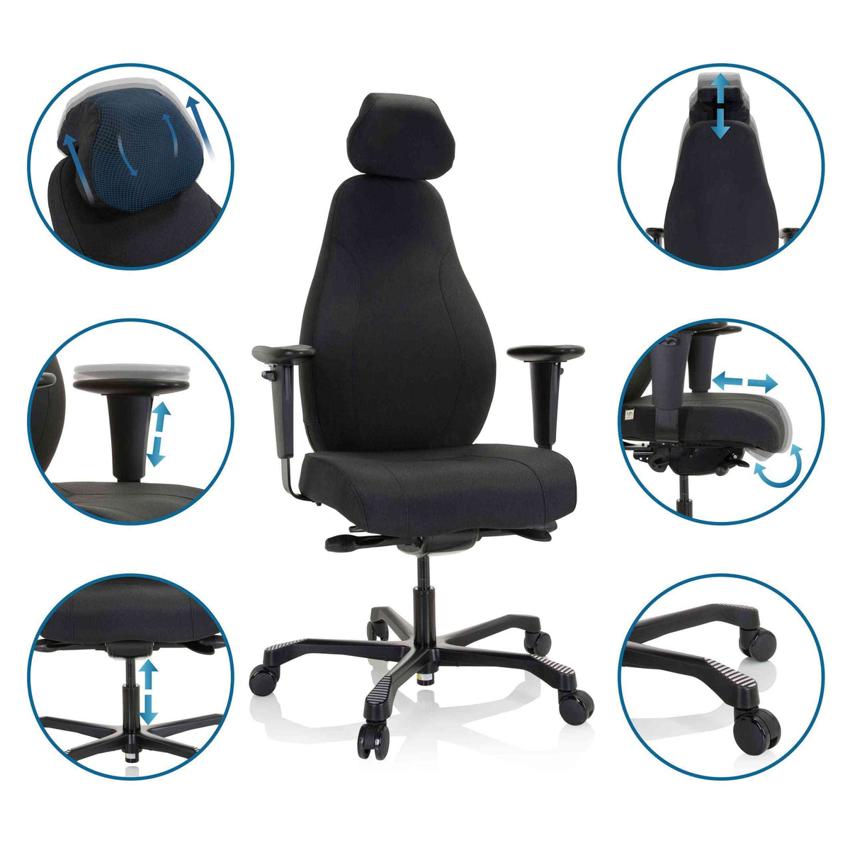 Kontoritool RESISTIO XXL
