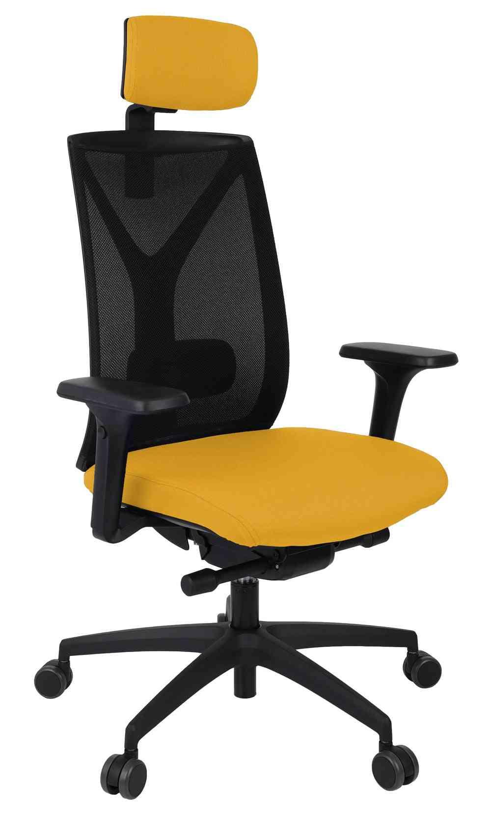 Kontoritool Valio BS HD Black Note – kollane n07