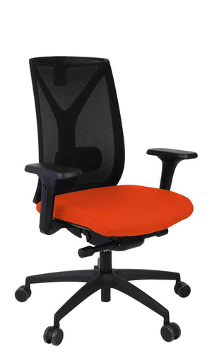 Kontoritool Valio BS Black Note – oranž n11