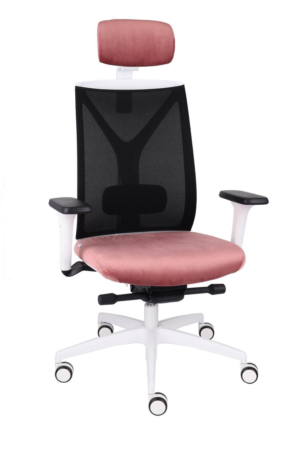 Kontoritool Valio WS HD White Magic Velvet – roosa mv12