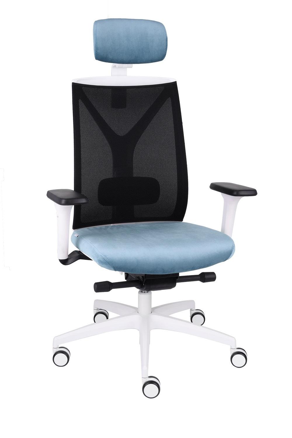Kontoritool Valio WS HD White Magic Velvet – Helesinine  mv13