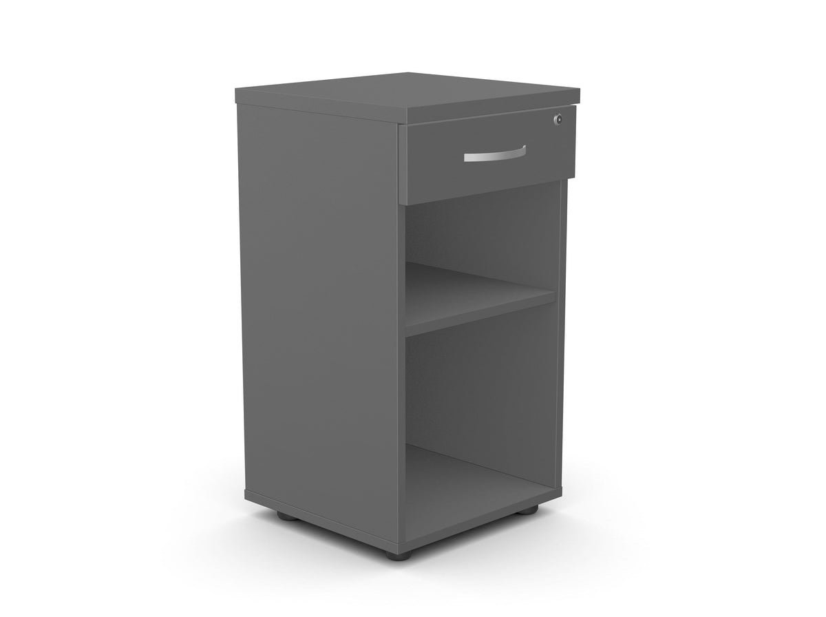 Kontoririiul Flexx lukustatava sahtliga, 735 x 400 x 400 mm – grafiit