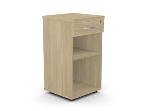 Kontoririiul Flexx lukustatava sahtliga, 735 x 400 x 400 mm – merevaigutamm