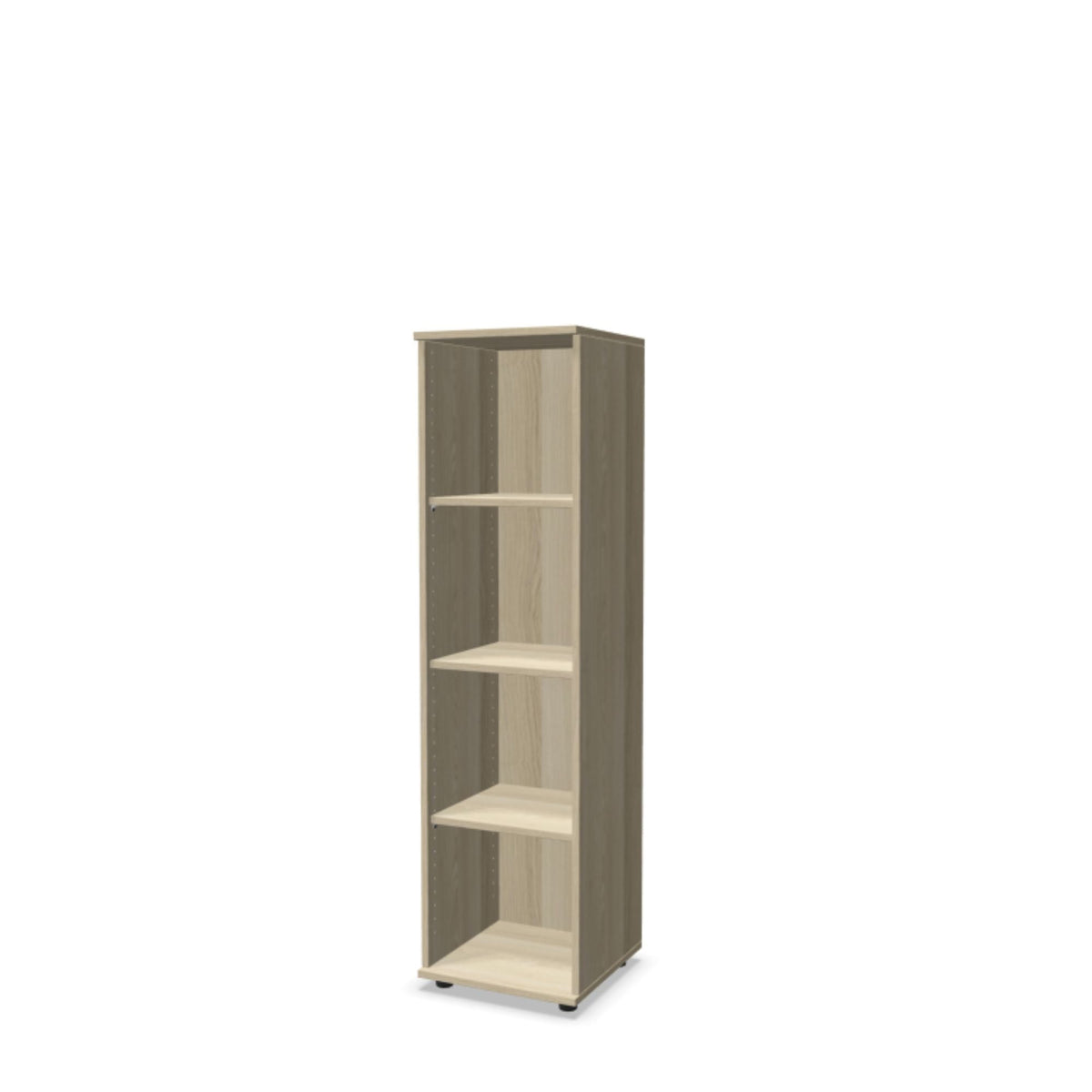 Kontoririiul THEO, 4 avatud riiuliga, 1450 x 400 x 375 mm – Nabucco