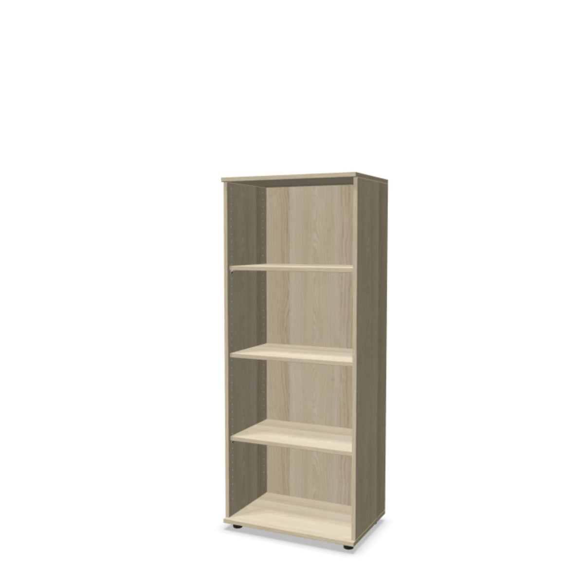 Kontoririiul THEO, 4 avatud riiuliga, 1450 x 600 x 375 mm – Nabucco