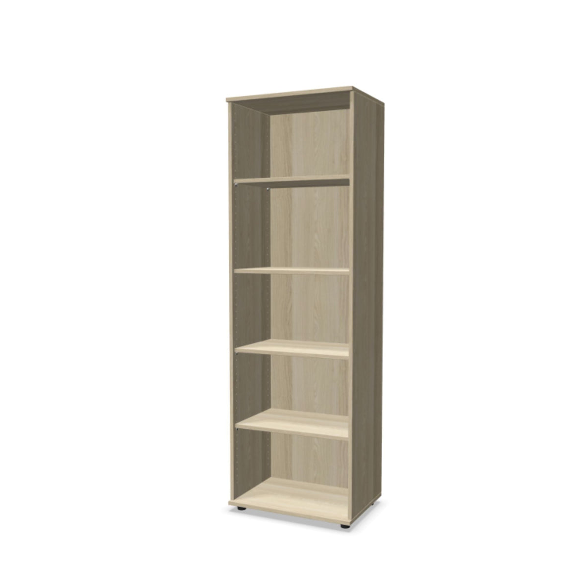 Bürooriiul THEO, 5 avatud riiuliga, 1800 x 600 x 375 mm – Nabucco