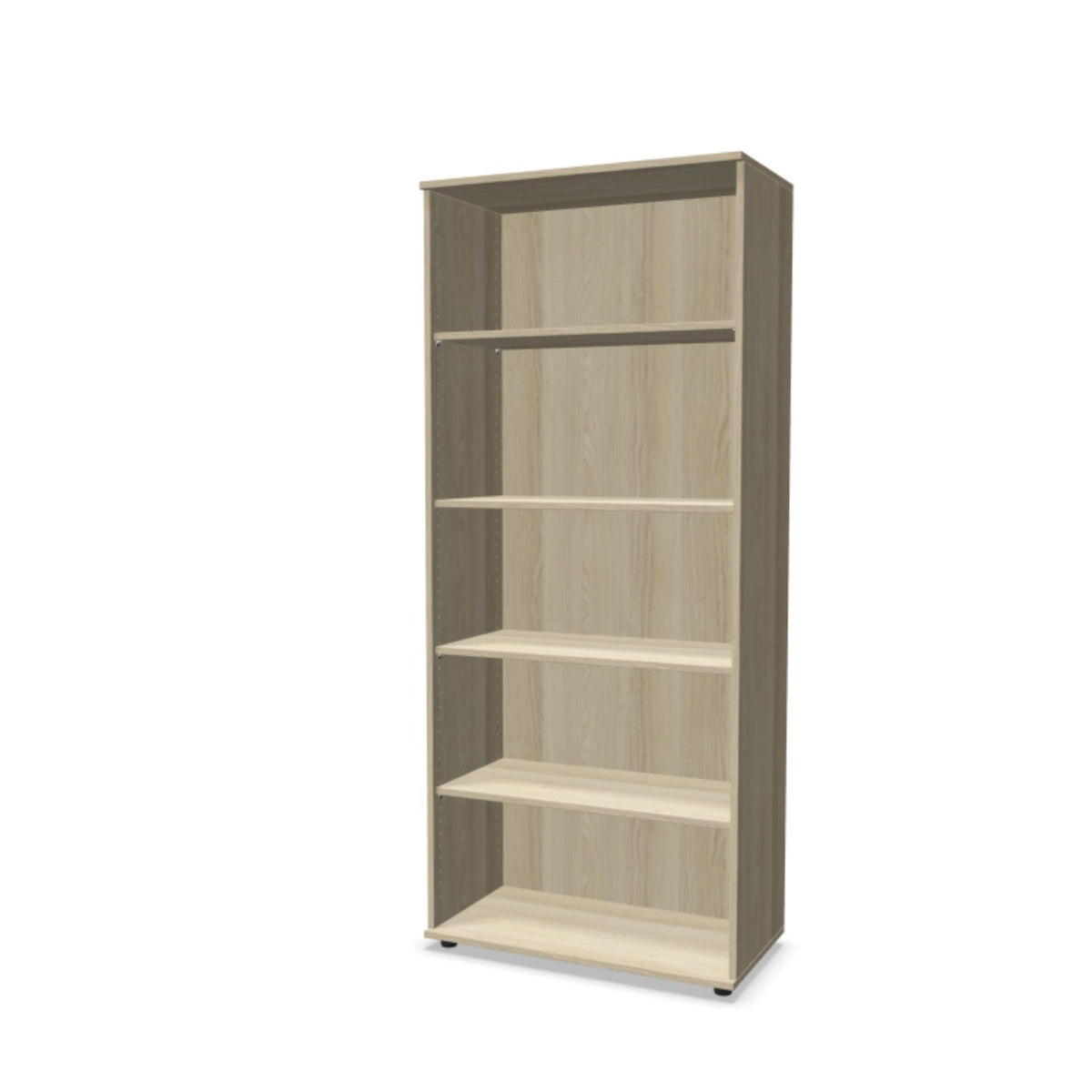 Kontoririiul THEO, 5 avatud riiuliga, 1800 x 800 x 375 mm – Nabucco