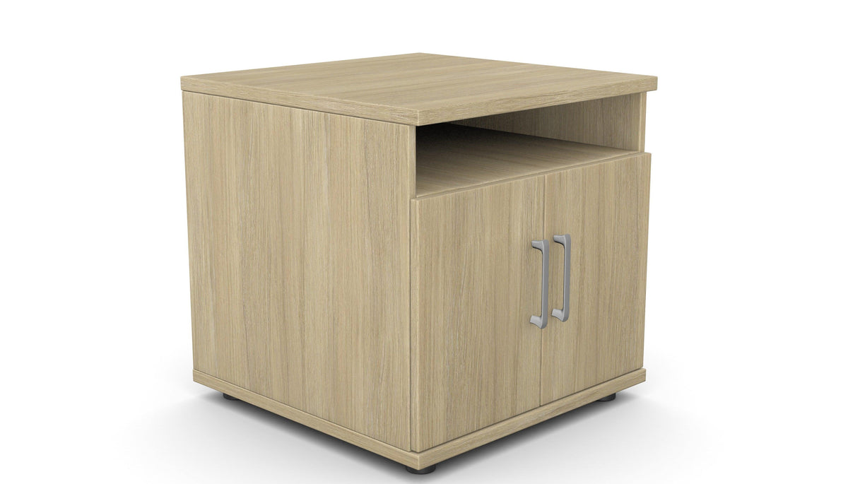 Büroo printeririiul THEO, 600 x 600 x 600 mm – Urban Oak