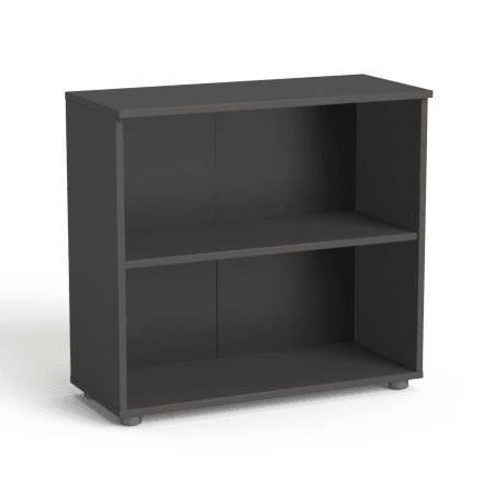 Kontorikapp Flexx, 2 riiuliga, 742 x 800 x 355 mm – grafiit