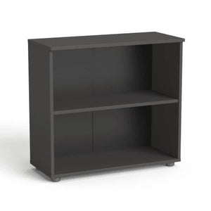 Kontorikapp Flexx, 2 riiuliga, 742 x 800 x 355 mm – grafiit