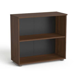 Kontorikapp Flexx, 2 riiuliga, 742 x 800 x 355 mm – pähkel