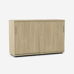 Liugustega bürookapp NUWO, 2 riiulit, 780x1200x420 mm, konfigureeritav