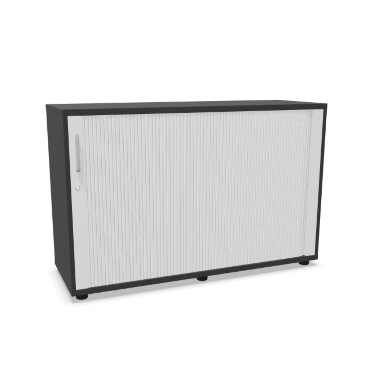 Rulooustega bürookapp NUWO, 2 riiulit, 780x1200x420 mm, konfigureeritav