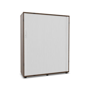 Rulooustega kontorikapp NUWO, 4 riiulit, 1500x1200x420 mm, konfigureeritav