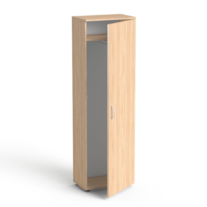 Bürookappide komplekt Flexx One, kolm kappi, kogulaius 256 cm, merevaigutooni tamm