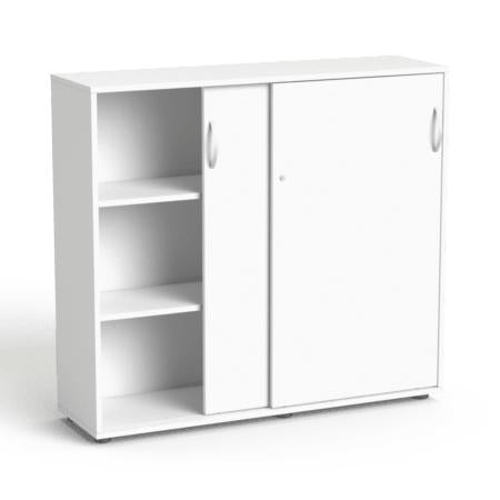 Kontorikappide komplekt Flexx One, kolm kappi, kogulaius 256 cm, valge