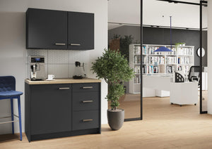 Kontoriköök Ergostock Graphite Mini Kitchenette