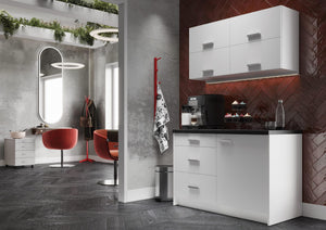 Kontoriköök Ergostock White Mini Kitchenette