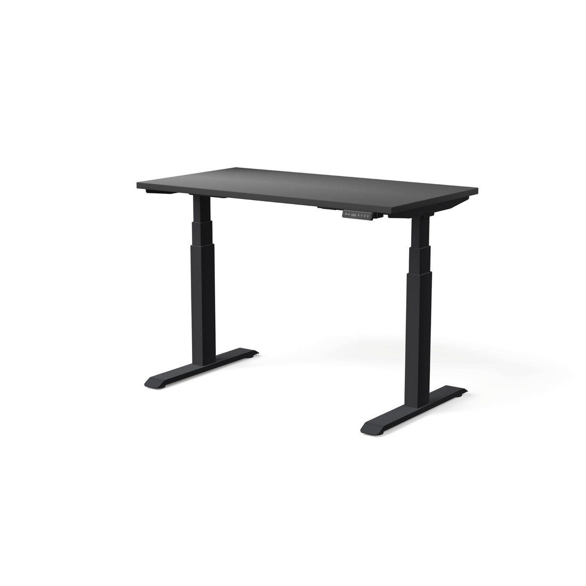 Elektriliselt reguleeritava kõrgusega laud MOVE PRO II – Must / Must / 120 x 65