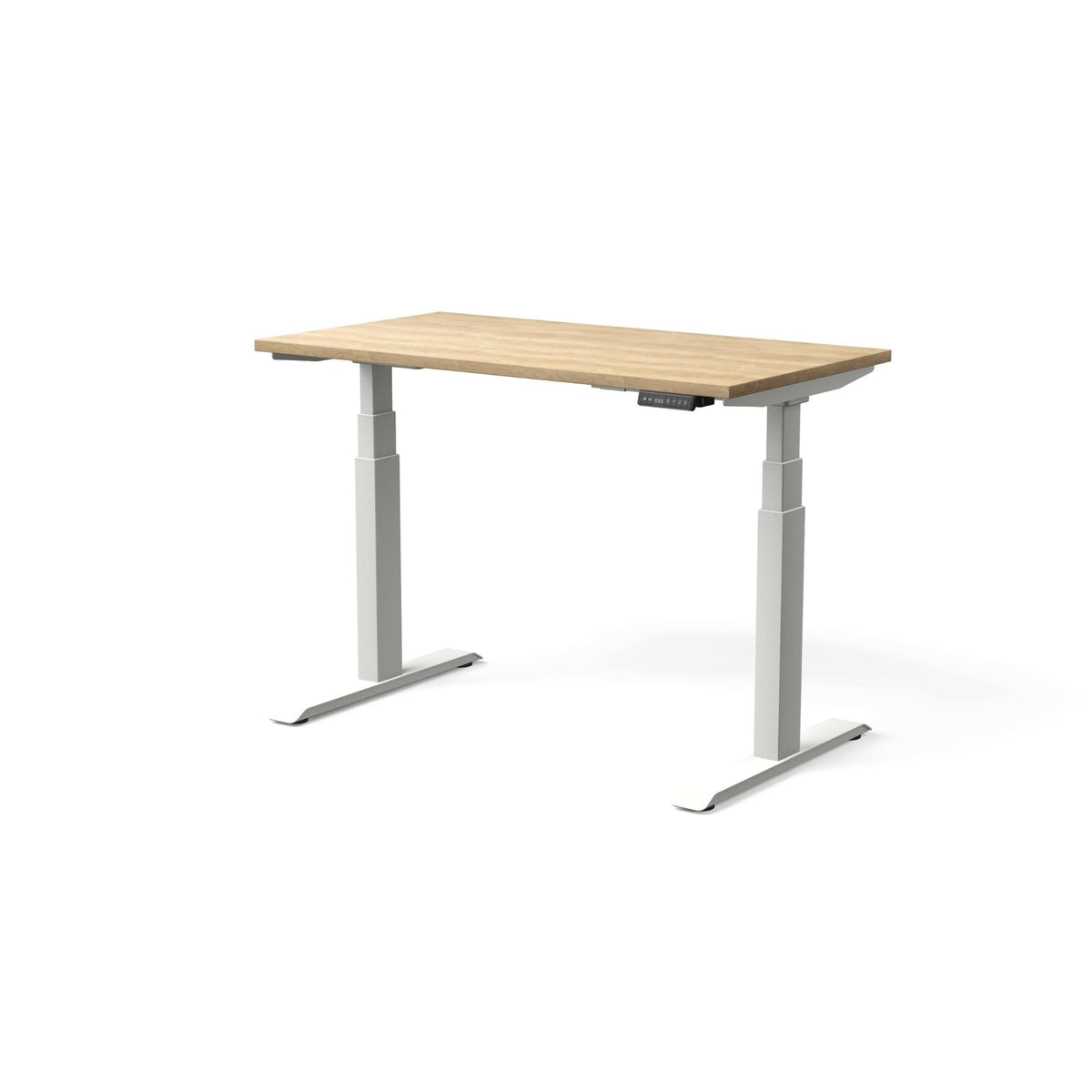 Elektriliselt reguleeritava kõrgusega laud MOVE PRO II – Ameerika tamm / Valge / 120 x 65