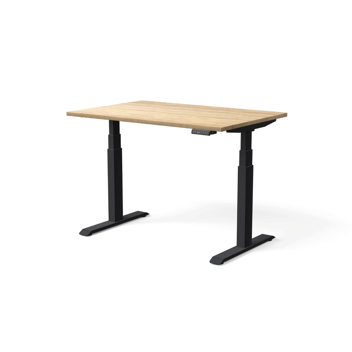 Elektriliselt reguleeritava kõrgusega laud MOVE PRO II – Ameerika tamm / Must / 120 x 80