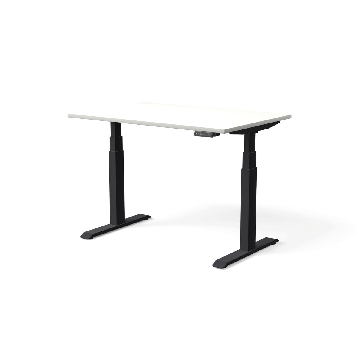 Elektriliselt reguleeritava kõrgusega laud MOVE PRO II – Valge / Must / 120 x 80