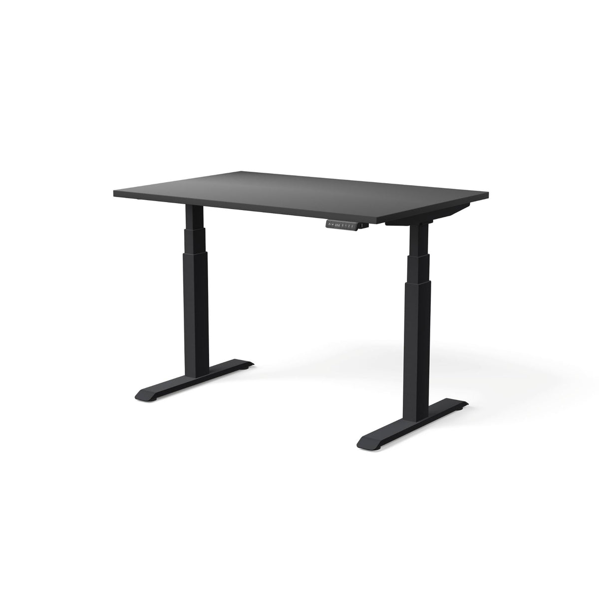 Elektriliselt reguleeritava kõrgusega laud MOVE PRO II – Must / Must / 120 x 80