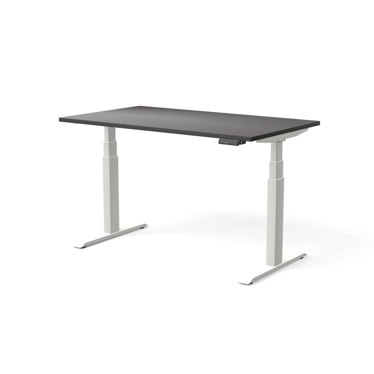 Elektriliselt reguleeritava kõrgusega laud MOVE PRO II – Antratsiit / Valge / 140 x 80