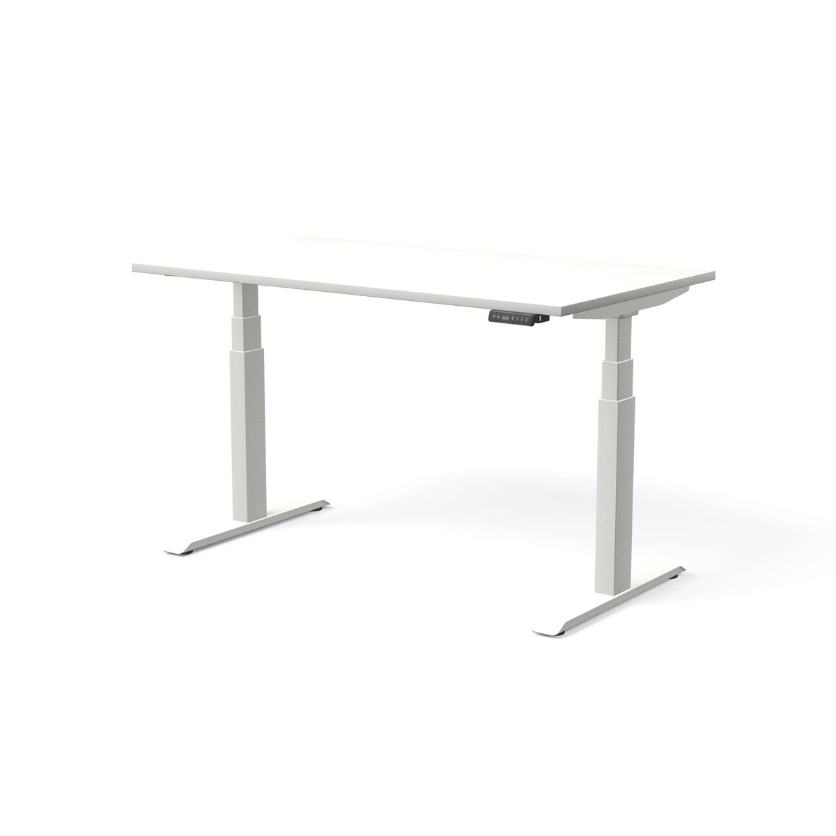 Elektriliselt reguleeritava kõrgusega laud MOVE PRO II – Valge / Valge / 140 x 80